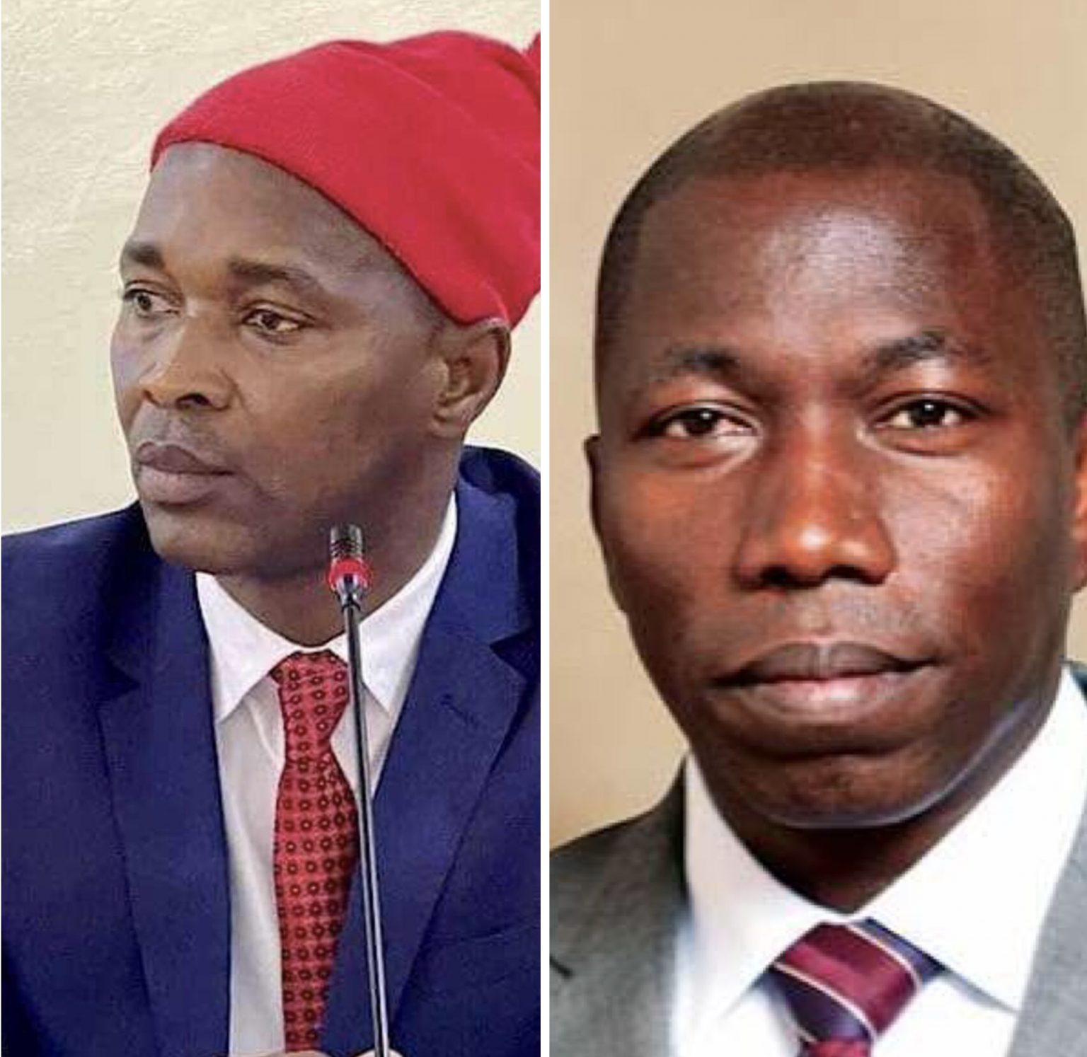 Guiné-Bissau. Candidato presidencial Fernando Dias da Costa e o líder ...