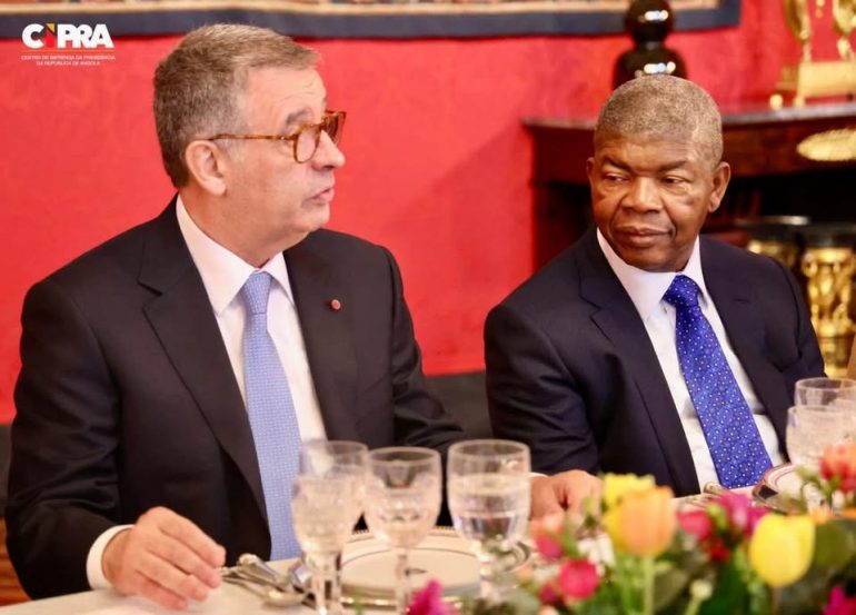 Presidente João Lourenço participa em almoço protocolar no Palácio de Belém