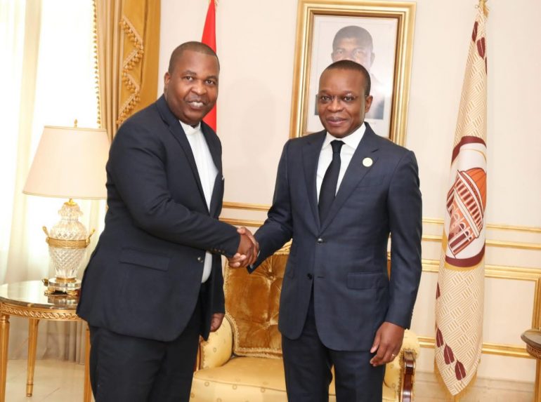 Presidente da Assembleia Nacional recebe líder do CICA em audiência de cortesia