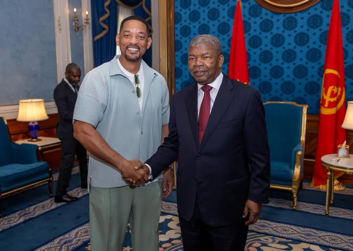 Chefe de Estado recebe Will Smith no Palácio Presidencial para promover Turismo e Cinema