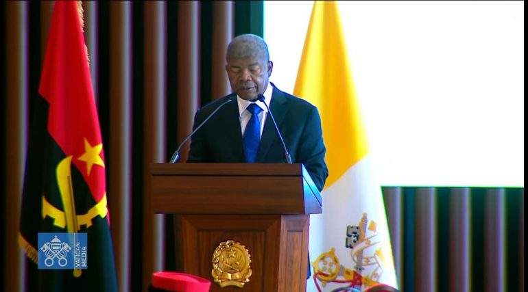 PR discursa no Pavilhão Protocolar no âmbito da visita do Papa